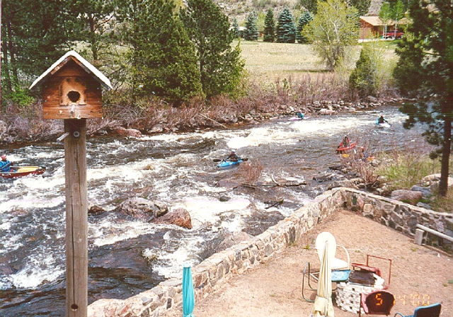 The river is a busy hiway.