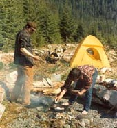 Photo camping Glacier Spit