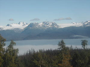 Kachemak Bay w/Sun and Fog