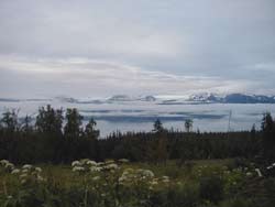 Kachemak Bay w/Hovering Clouds