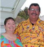 Mr. & Mrs. Mike Cambell - their Anniversary at the Festival