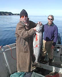 Greg Brown and local Seldovian in background.