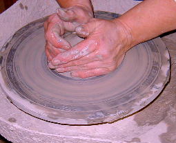 Work goes on in the Seldovia Potters' Guild studio