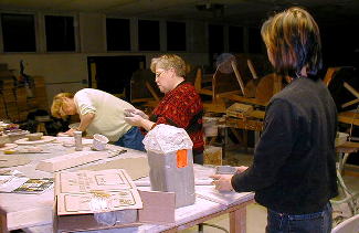 Work goes on in the Seldovia Potters' Guild studio