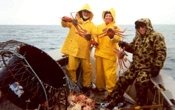 Splash Zone guests enjoy a bumper harvest of crabs